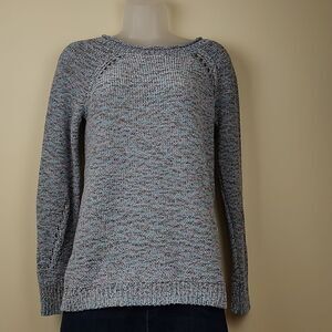 Talbot's Roll Neck Chunky Weave Long Sleeve Sweater Top Size XS